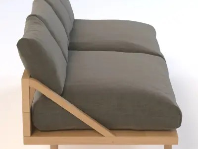 Dreamer Couch Velvetpop and Scott Sofa 3D model