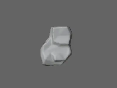 Stone sculpture Free low-poly 3D model