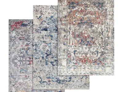 Rug Set 1240 3D model