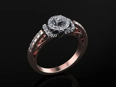 Women Ring 14 3D print model