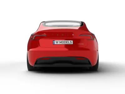 Tesla Model 3 2024 3d model 3D model