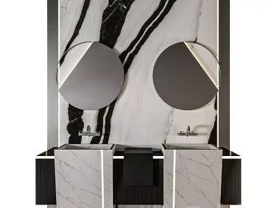 Luxury Bathroom 266 3D model