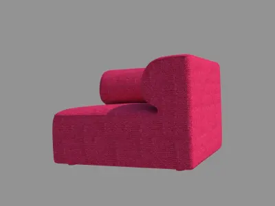 Single Sofa Chair 3D model