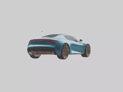 Electric Luxury Sports Car model 3D model