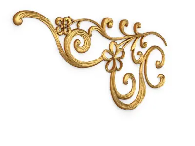 Classic decor ornament 311 3D model