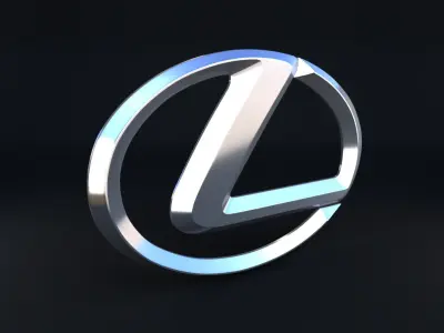 Lexus Logo 3D model