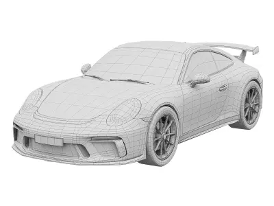 Porsche 911 Mk2 Gt3 3D model