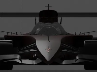 F1 2026 Concept Car Low-poly 3D model