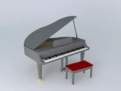 Liberty Piano Free 3D model