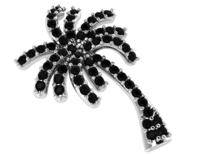 Palm Earring 1268 3D print model