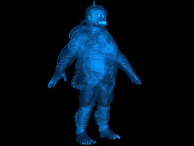 Gorilla Warrior  3D model