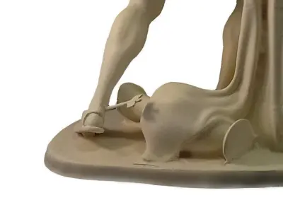 Sculpture of Achilles wounded in his heel 3D print model