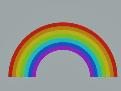 Rainbow 3D model