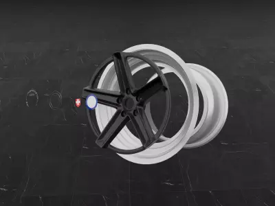 HRE Performance Tusk Ringbrothers Edition 3D model