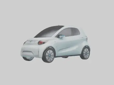 Electric City Car model 3D model