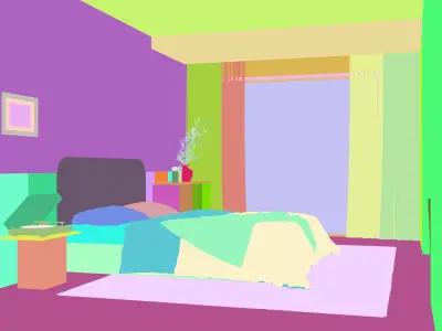 French residential indoor 3 d model 3D model