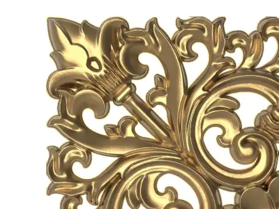  decorative pattern ready for 3D printing 3D model 206