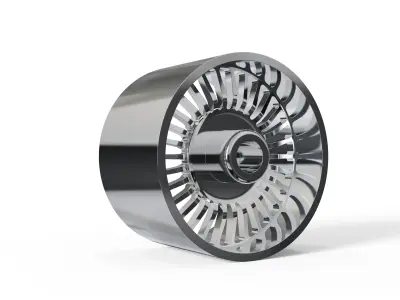 REAR forgiato Cablata-D DURO DUALLY WHEEL 3D print model