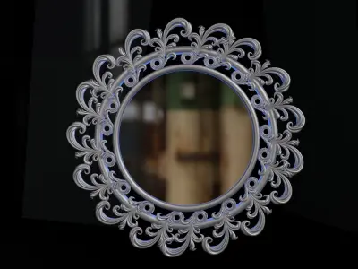 Carved mirror 2 3D model