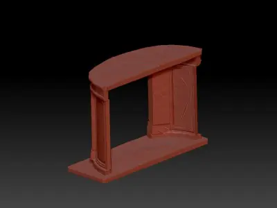 TRADITIONAL MANTEL 3D print model