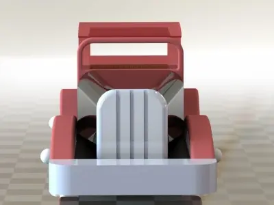 30s car 3D print model