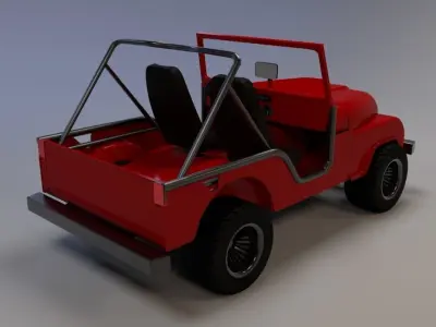 ceep cj-6 Low-poly 3D model