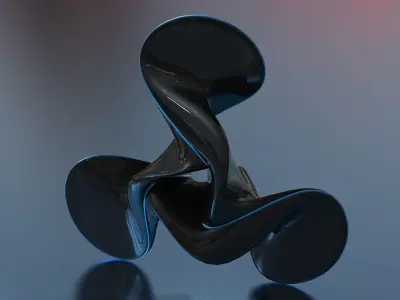 geometric modern art gm5 3D print model