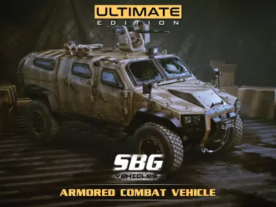 SBG Armored Combat Vehicle - Ultimate Edition Low-poly 3D model