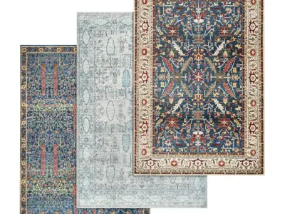 Rug Set 1606 3D model