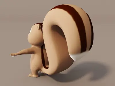 Squirrel 3D model purchase
