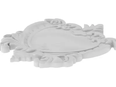 Cartouche Ornament 007 3D model