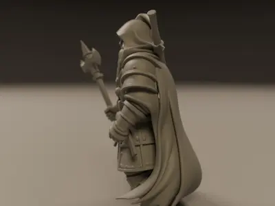 warrior 3D print model