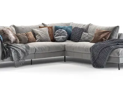 Loft corner sofa 3D model