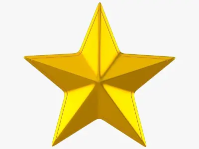 Golden Star 3D model