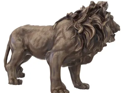 lion sculpt 1 3D model
