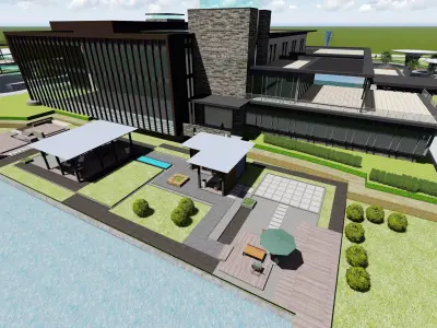Hotel -B1 3D model