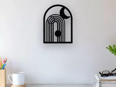 Abstract Wall Art 3D print model 35