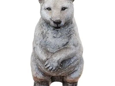 Garden bear figurine 3D model