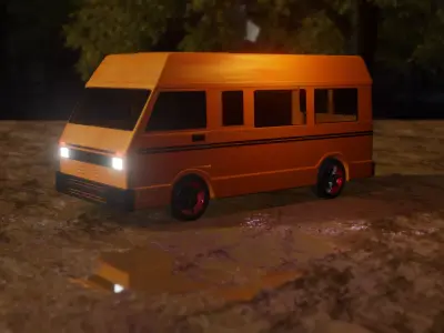BUS - Lagos Danfo Bus Free 3D model