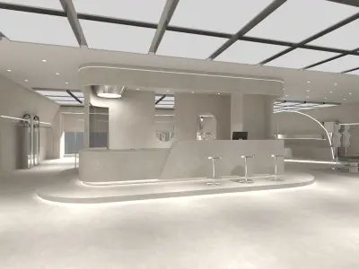 Clothing Shop 2 3D model