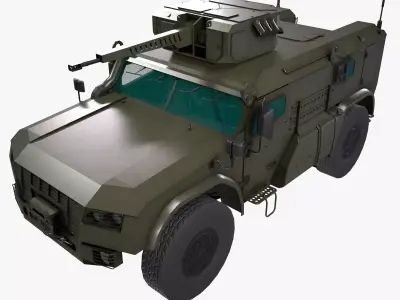 Typhoon VDV K-4386 Green Low-poly 3D model