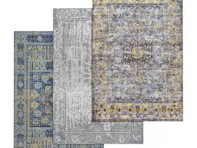 Rug Set 1711 3D model