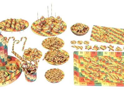 Christmas Sweets 3D model