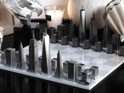 Decorative Suite Set 3D model