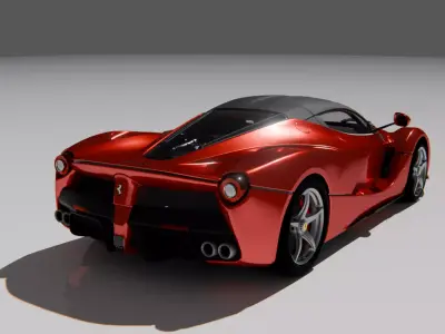 Ferrari LaFerrari 2014 Game and Cinematic Ready Realistic Low-poly 3D model