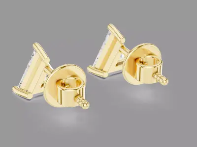 Diamond Earrings  3D print model