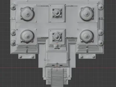 Old Hindu Temple 3D Model Pack  Stylized Realism Low-poly 3D model
