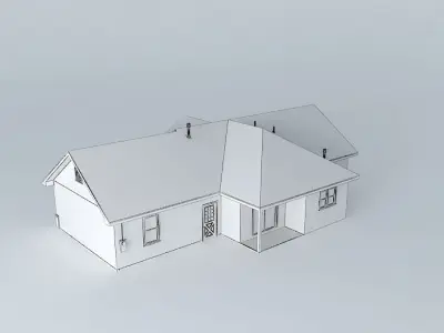 1 Floor House Free 3D model