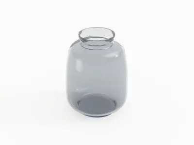 Contemporary Glass Vase 3D model