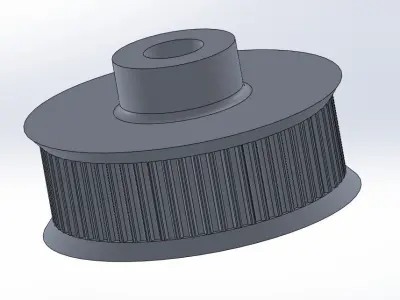 GT2 Pulley 60 tooth 8mm diameter 3D print model